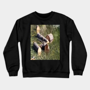 Nature River Logs Vancouver Island #57 Crewneck Sweatshirt